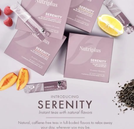 Serenity - Linha de Chás da Nutriplus Farmasi